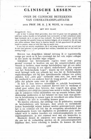 Eerste pagina van het artikel zoals het is gepubliceerd in het tijdschrift