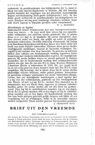 Eerste pagina van het artikel zoals het is gepubliceerd in het tijdschrift