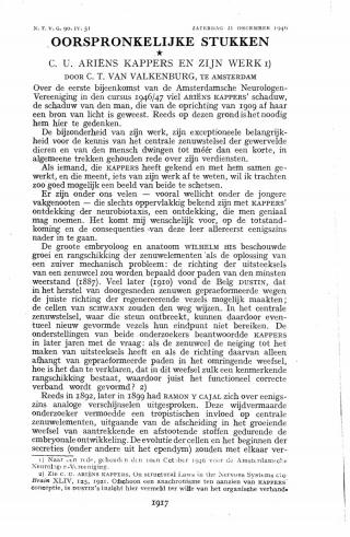 Eerste pagina van het artikel zoals het is gepubliceerd in het tijdschrift