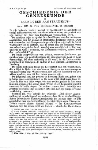 Eerste pagina van het artikel zoals het is gepubliceerd in het tijdschrift