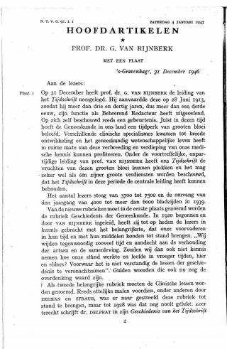 Eerste pagina van het artikel zoals het is gepubliceerd in het tijdschrift