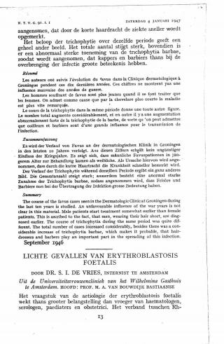 Eerste pagina van het artikel zoals het is gepubliceerd in het tijdschrift