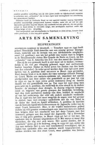 Eerste pagina van het artikel zoals het is gepubliceerd in het tijdschrift