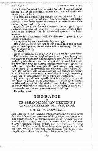 Eerste pagina van het artikel zoals het is gepubliceerd in het tijdschrift