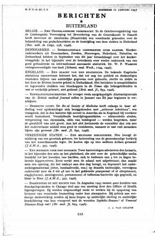 Eerste pagina van het artikel zoals het is gepubliceerd in het tijdschrift