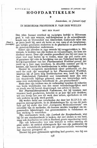 Eerste pagina van het artikel zoals het is gepubliceerd in het tijdschrift