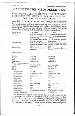 Eerste pagina van het artikel zoals het is gepubliceerd in het tijdschrift