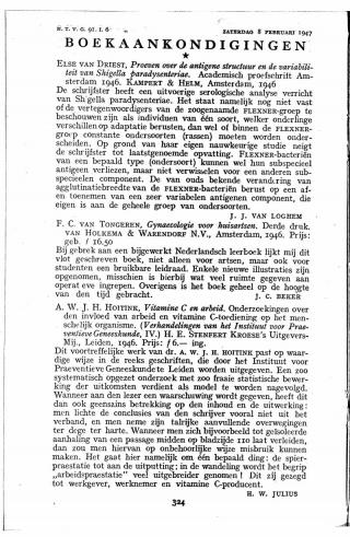 Eerste pagina van het artikel zoals het is gepubliceerd in het tijdschrift