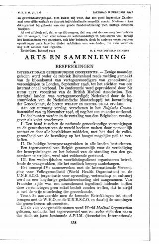 Eerste pagina van het artikel zoals het is gepubliceerd in het tijdschrift