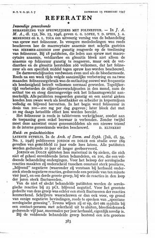 Eerste pagina van het artikel zoals het is gepubliceerd in het tijdschrift