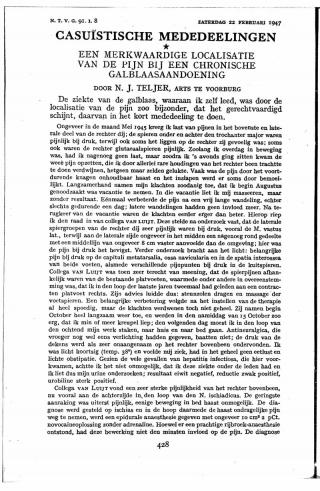 Eerste pagina van het artikel zoals het is gepubliceerd in het tijdschrift