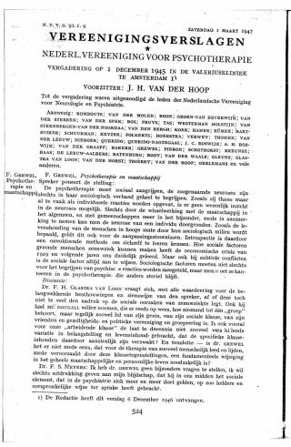 Eerste pagina van het artikel zoals het is gepubliceerd in het tijdschrift