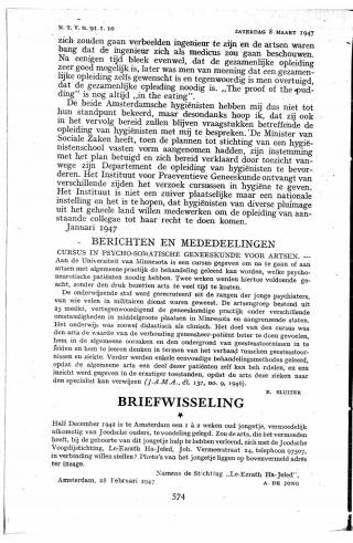 Eerste pagina van het artikel zoals het is gepubliceerd in het tijdschrift