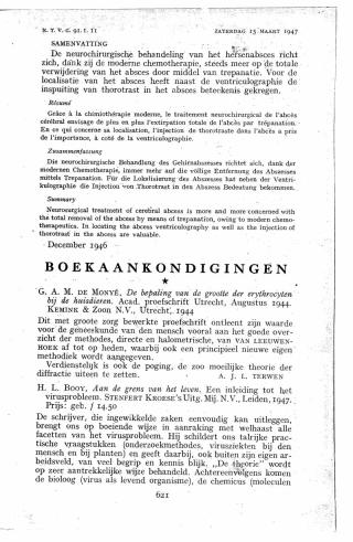 Eerste pagina van het artikel zoals het is gepubliceerd in het tijdschrift