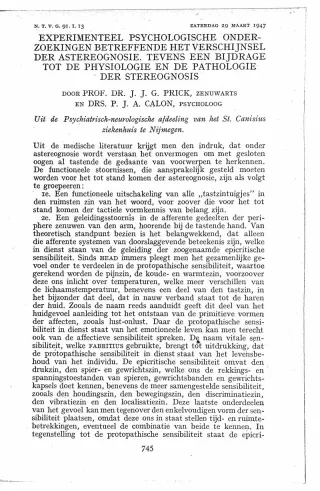 Eerste pagina van het artikel zoals het is gepubliceerd in het tijdschrift