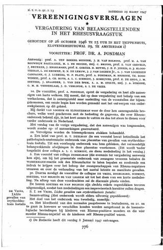 Eerste pagina van het artikel zoals het is gepubliceerd in het tijdschrift