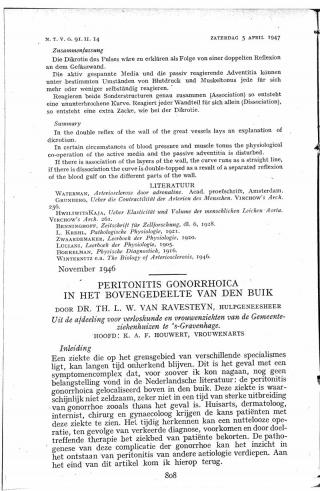 Eerste pagina van het artikel zoals het is gepubliceerd in het tijdschrift