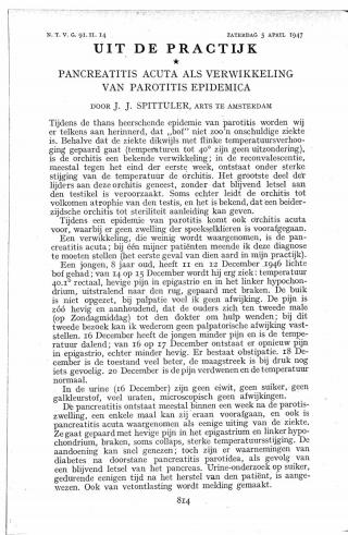 Eerste pagina van het artikel zoals het is gepubliceerd in het tijdschrift