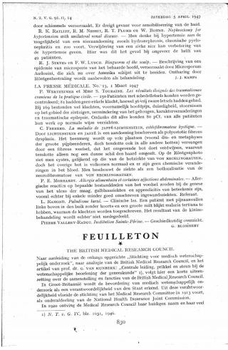 Eerste pagina van het artikel zoals het is gepubliceerd in het tijdschrift