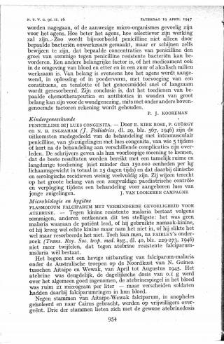 Eerste pagina van het artikel zoals het is gepubliceerd in het tijdschrift