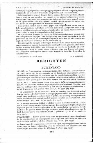 Eerste pagina van het artikel zoals het is gepubliceerd in het tijdschrift