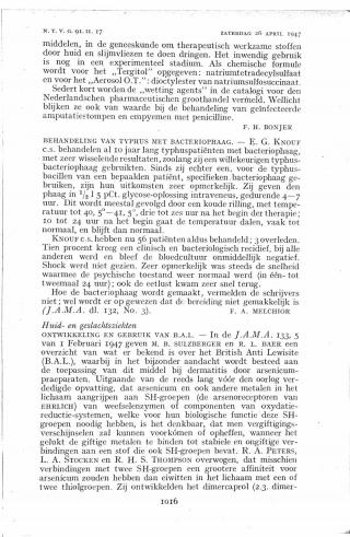 Eerste pagina van het artikel zoals het is gepubliceerd in het tijdschrift