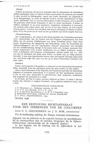 Eerste pagina van het artikel zoals het is gepubliceerd in het tijdschrift