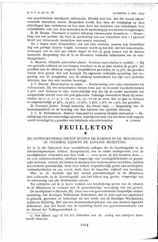 Eerste pagina van het artikel zoals het is gepubliceerd in het tijdschrift