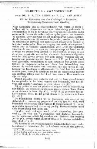 Eerste pagina van het artikel zoals het is gepubliceerd in het tijdschrift