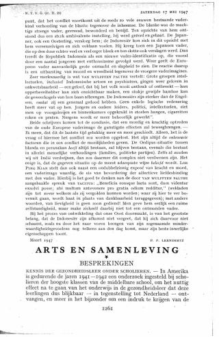 Eerste pagina van het artikel zoals het is gepubliceerd in het tijdschrift