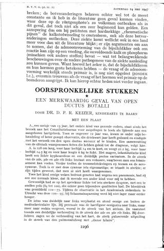 Eerste pagina van het artikel zoals het is gepubliceerd in het tijdschrift