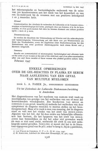 Eerste pagina van het artikel zoals het is gepubliceerd in het tijdschrift