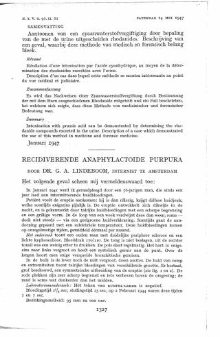 Eerste pagina van het artikel zoals het is gepubliceerd in het tijdschrift