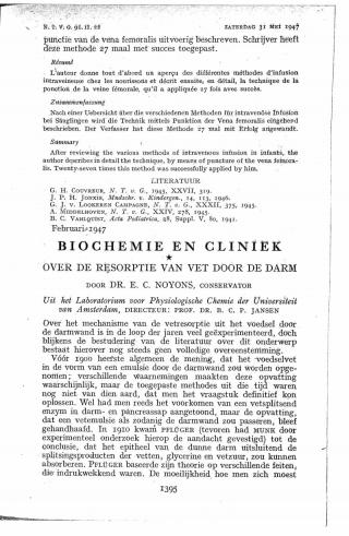 Eerste pagina van het artikel zoals het is gepubliceerd in het tijdschrift