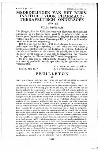 Eerste pagina van het artikel zoals het is gepubliceerd in het tijdschrift