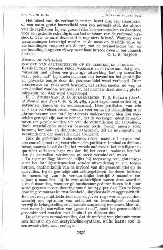 Eerste pagina van het artikel zoals het is gepubliceerd in het tijdschrift