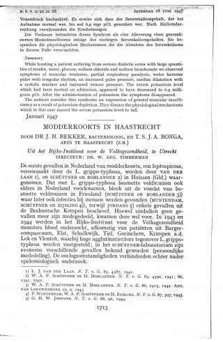 Eerste pagina van het artikel zoals het is gepubliceerd in het tijdschrift