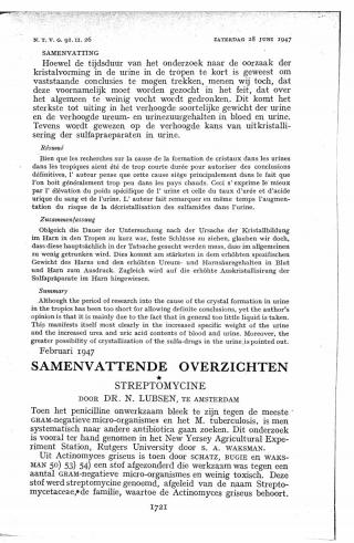 Eerste pagina van het artikel zoals het is gepubliceerd in het tijdschrift