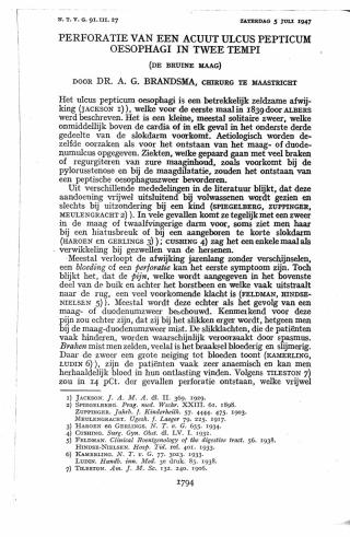 Eerste pagina van het artikel zoals het is gepubliceerd in het tijdschrift