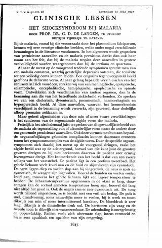 Eerste pagina van het artikel zoals het is gepubliceerd in het tijdschrift