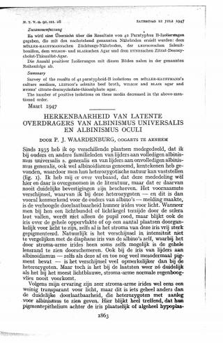 Eerste pagina van het artikel zoals het is gepubliceerd in het tijdschrift