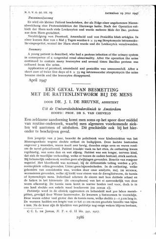 Eerste pagina van het artikel zoals het is gepubliceerd in het tijdschrift