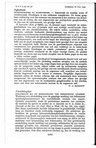 Eerste pagina van het artikel zoals het is gepubliceerd in het tijdschrift