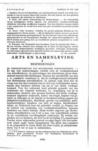 Eerste pagina van het artikel zoals het is gepubliceerd in het tijdschrift