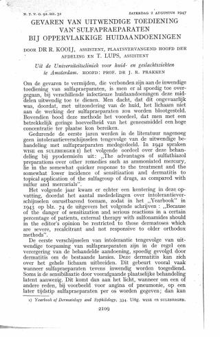 Eerste pagina van het artikel zoals het is gepubliceerd in het tijdschrift