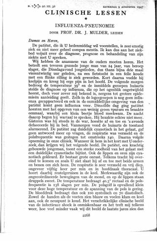 Eerste pagina van het artikel zoals het is gepubliceerd in het tijdschrift