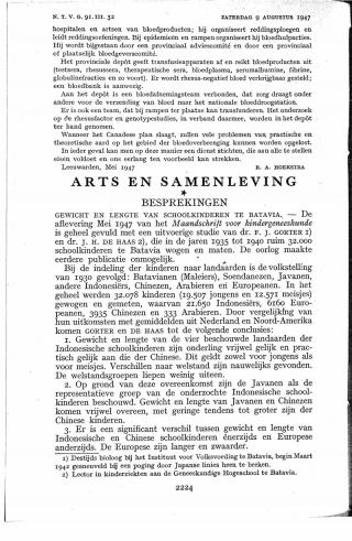 Eerste pagina van het artikel zoals het is gepubliceerd in het tijdschrift