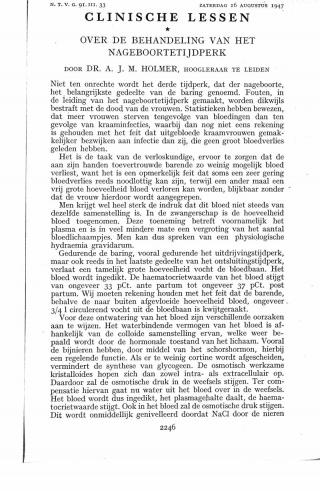 Eerste pagina van het artikel zoals het is gepubliceerd in het tijdschrift