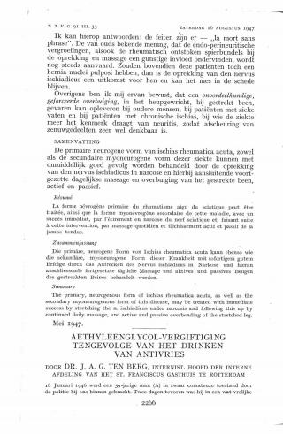 Eerste pagina van het artikel zoals het is gepubliceerd in het tijdschrift