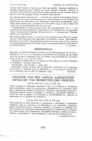 Eerste pagina van het artikel zoals het is gepubliceerd in het tijdschrift